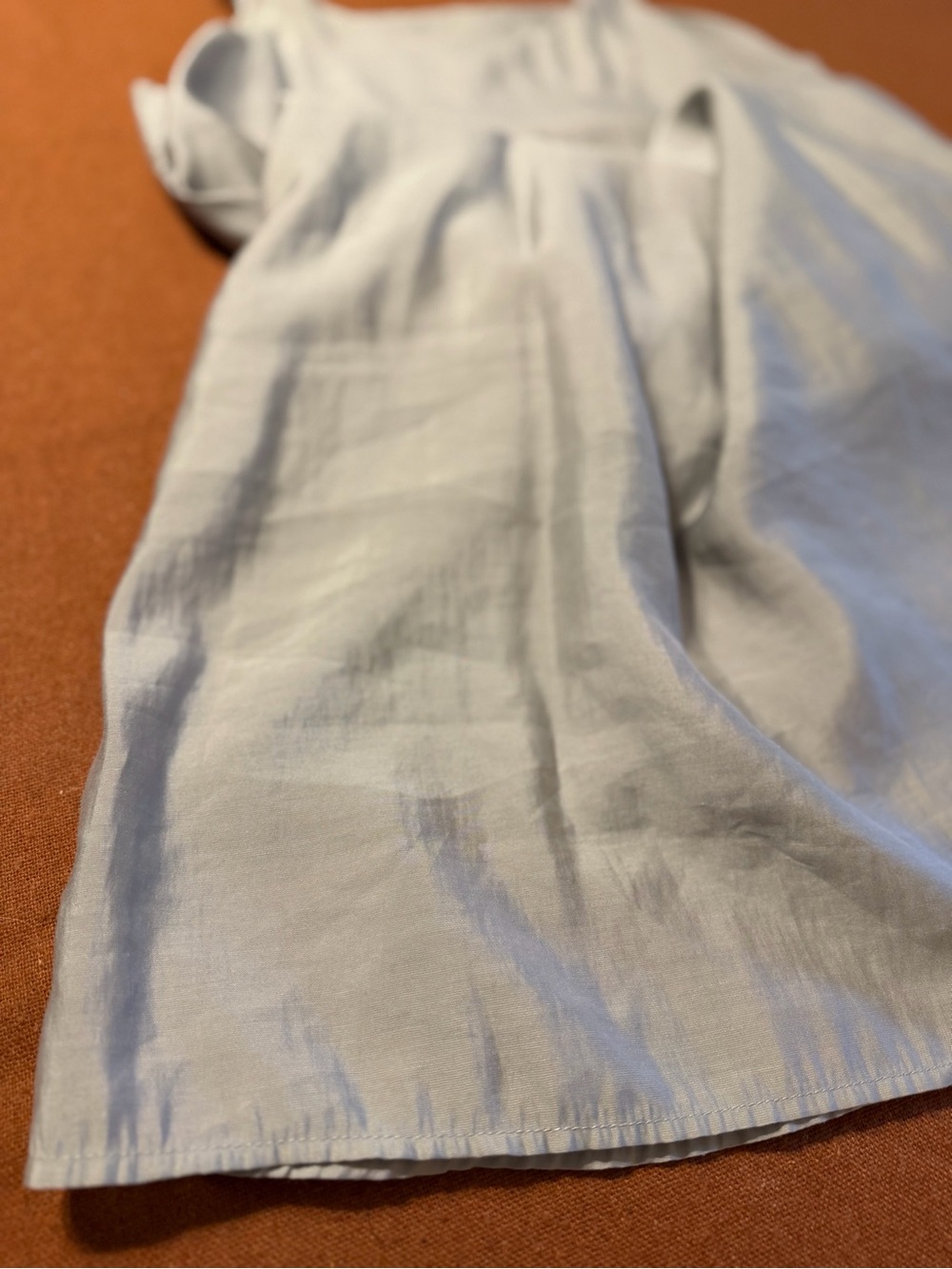 Steel Grey Slip Dress with Spaghetti Straps - Picture 10 of 15